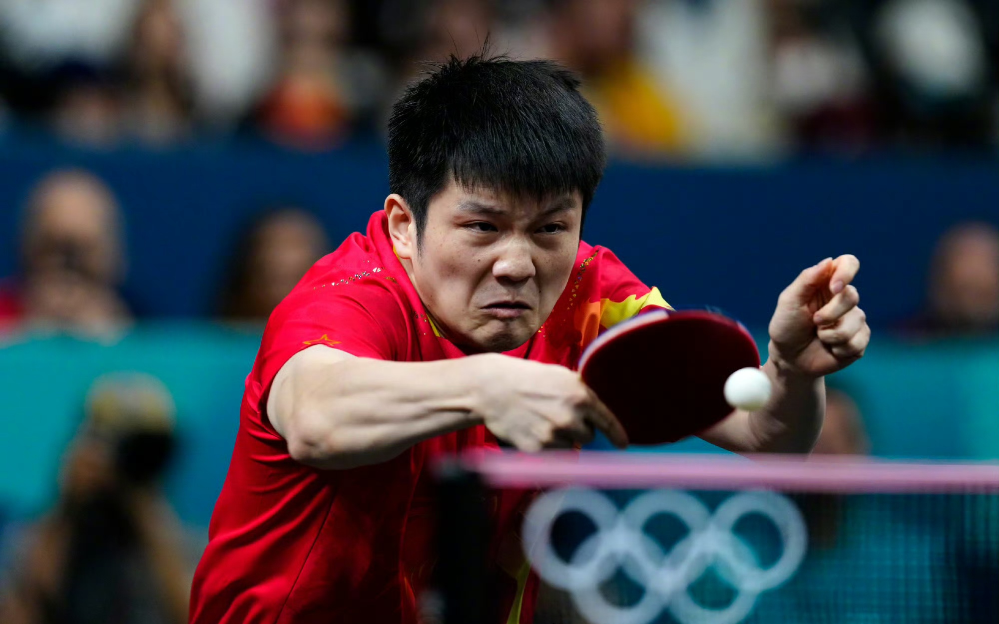 奥地利乒乓球队绝地反击法国乒乓球队，樊振东高光表现的简单介绍